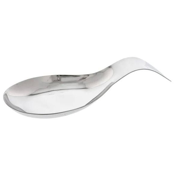 Stainless-Steel Spoon Rests, 8 in - Picture 2 of 2